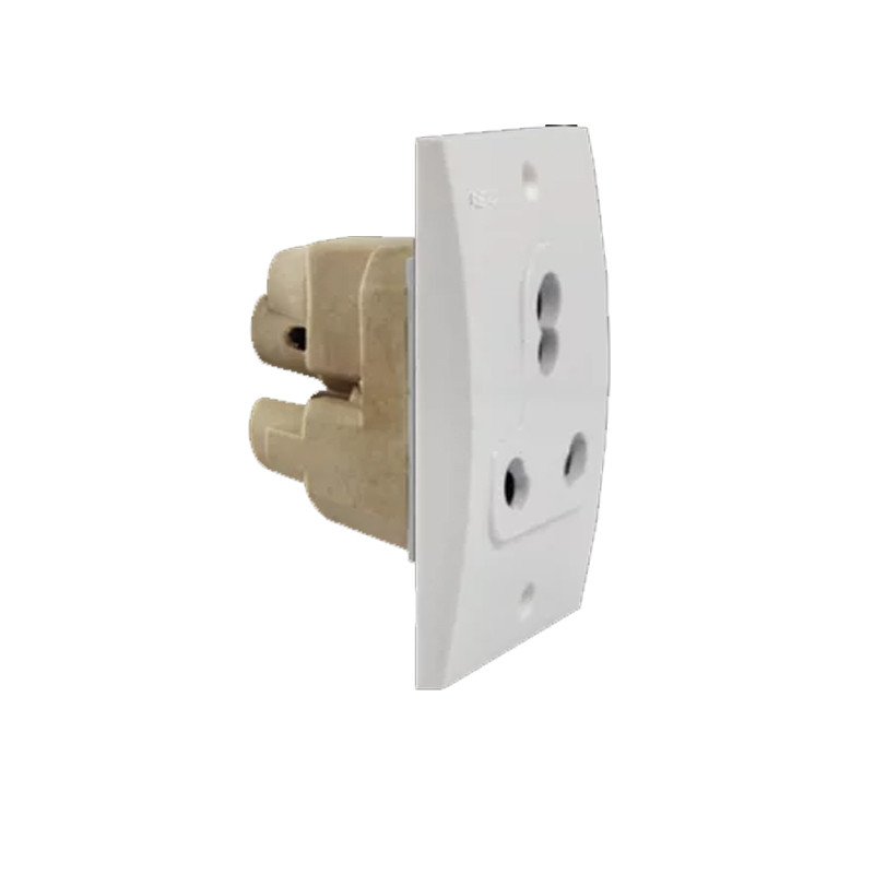 Havells Reo 6 16 Socket 2 Hole (Ceramic)