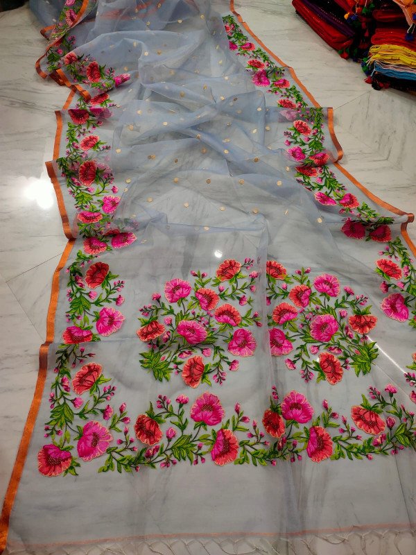 Pure Reshom By Pure Reshom Soft Best Quality Assured With Blouse