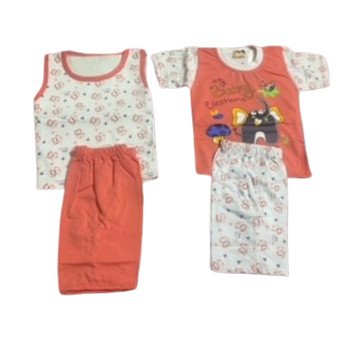Four Piece Dress Set For Infants (Size - 0)