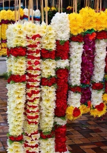 Flower Garland for Goddess Durga