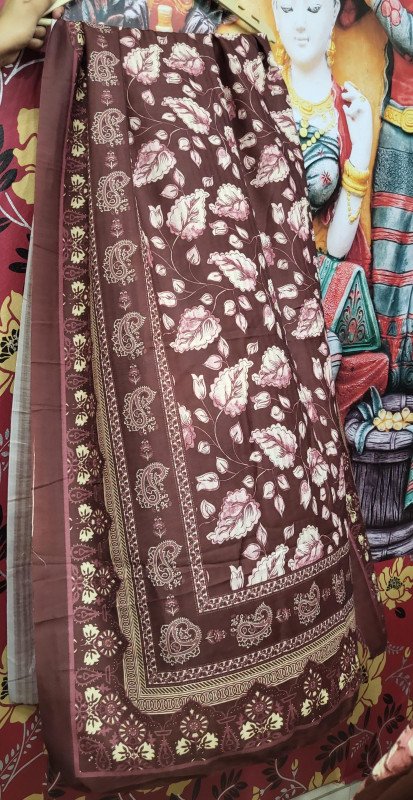 Maroon Colour Suit Set With Pant And Dupatta