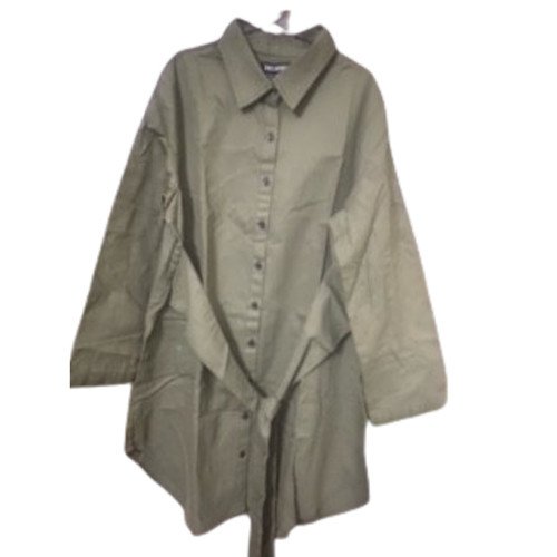 Olive Green Shirt Dress