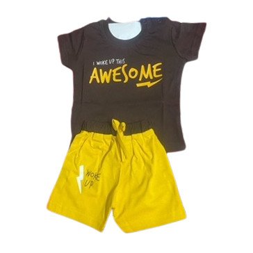 T-shirt and half pant for boy babies