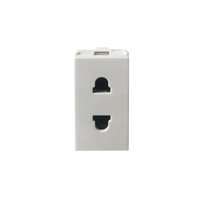 L&T Engem 2-Pin Euro Socket 6A 1M